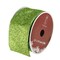 Northlight Club Pack of 12 Lime Green Solid Shimmering Wired Christmas Craft Ribbons - 2.5" x 120 Yards